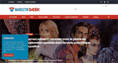 Desktop Screenshot of marketingeek.fr
